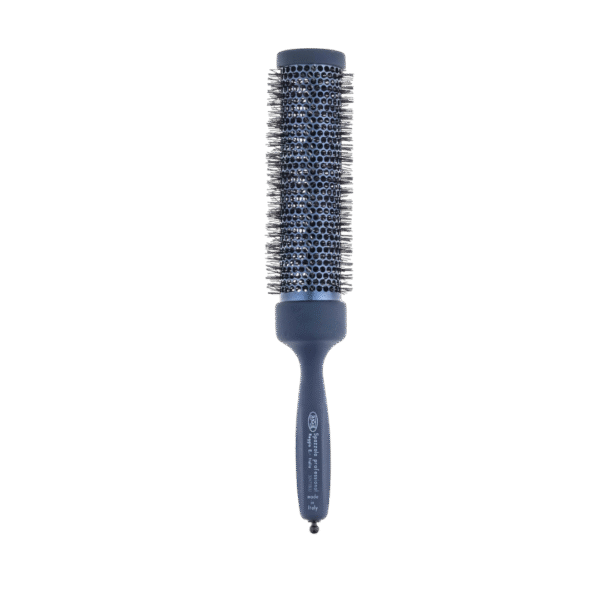 3ME Navy Soft Touch Long  thermic Hair Brush (32471BLU)