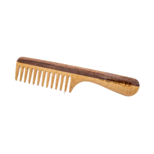 3ME Italian Wood Comb with Handle (3511)