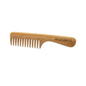 3me Italian Wooden Comb with Handle (3611)